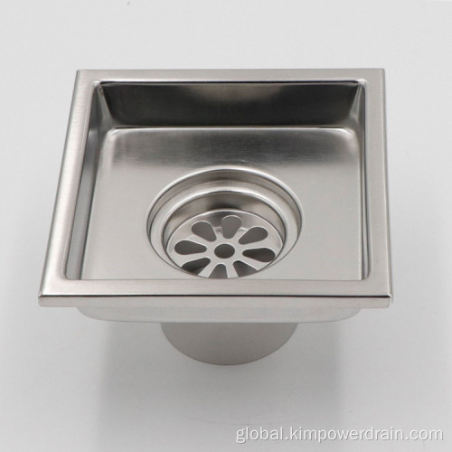 Nickel Brushed Drain Stainless Steel Nickel Brushed Bathroom Floor Drain Supplier